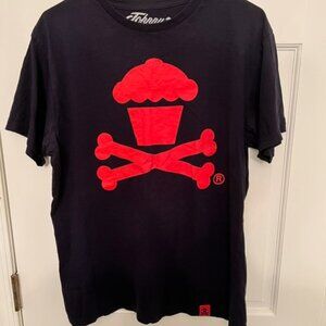 Johnny Cupcakes Men’s Red & Blue Cupcake Logo
